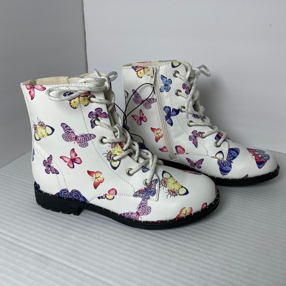 pop Other - Pop Jemma Butterfly Combat Boots Girls 4 Fairy Cottagecore Whimsical Coquette‎